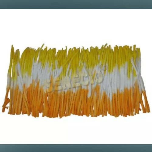 SENECIO Tricolour Jyot Diya Batti Cotton Wick Pack Handmade Natural Wicks (pack of 2) - HalfPe