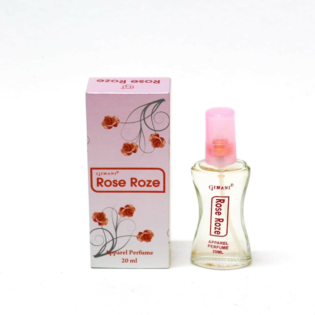 Gimani rose roze unisex perfume (20ml, pack of 2) - HalfPe