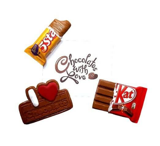 Chocolate Miniature Food Fridge Magnet - HalfPe