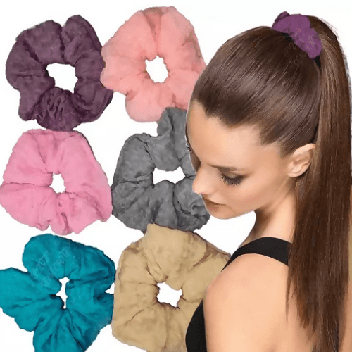 SENECIO Fabric Ponytail Holder Rubber Bands Hair Braider Rubber Bands Combo Set(Pack of 6) - HalfPe