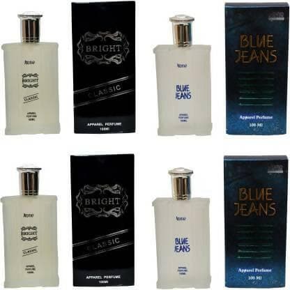 Aone Bright Classic and Blue Jeans Perfume 100ml each (400ml, pack of 4) - HalfPe