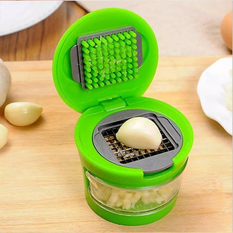 Mini Garlic Press/Onion Chopper - HalfPe