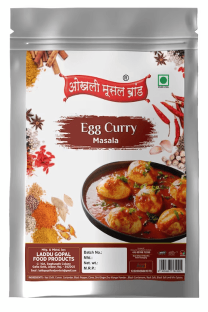 Egg curry masala 190g|OKHLI MUSAL BRAND - HalfPe