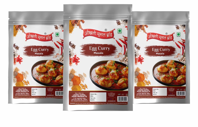 Egg curry masala 570g(pack of 3x 190g)|OKHLI MUSAL BRAND - HalfPe