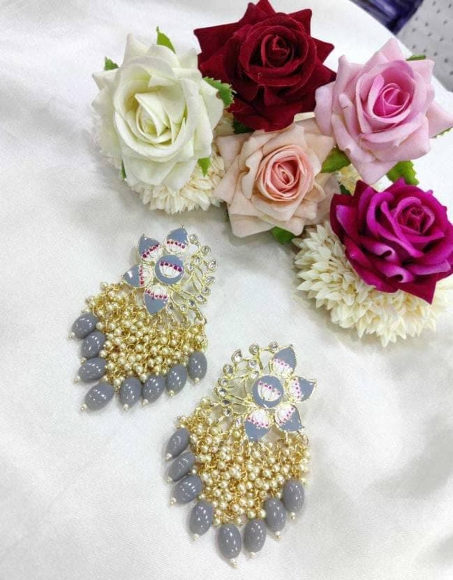 Ethnic designer earrings | MANATH - halfpeapp