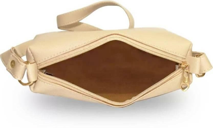 Beige Girls Sling Bag - HalfPe