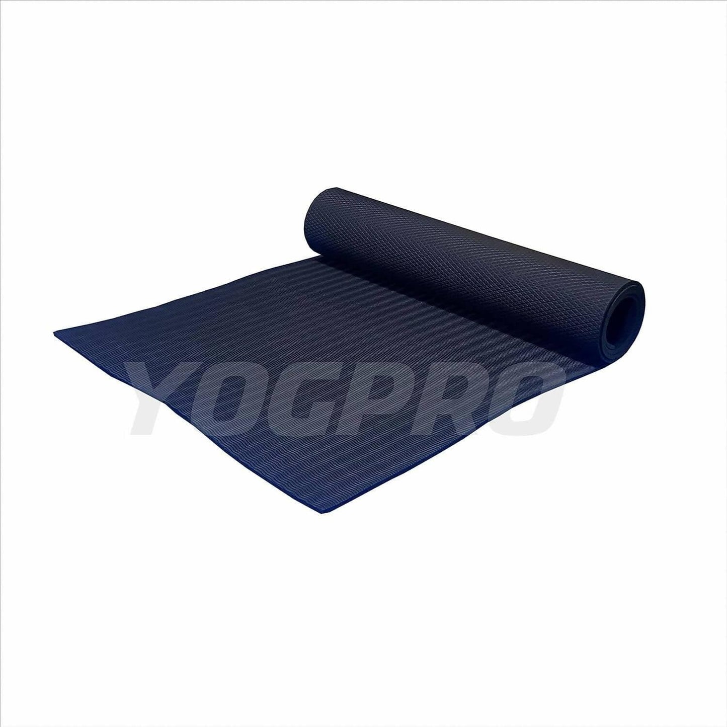 yogpro regular eva yoga mat 6 mm (black) - HalfPe