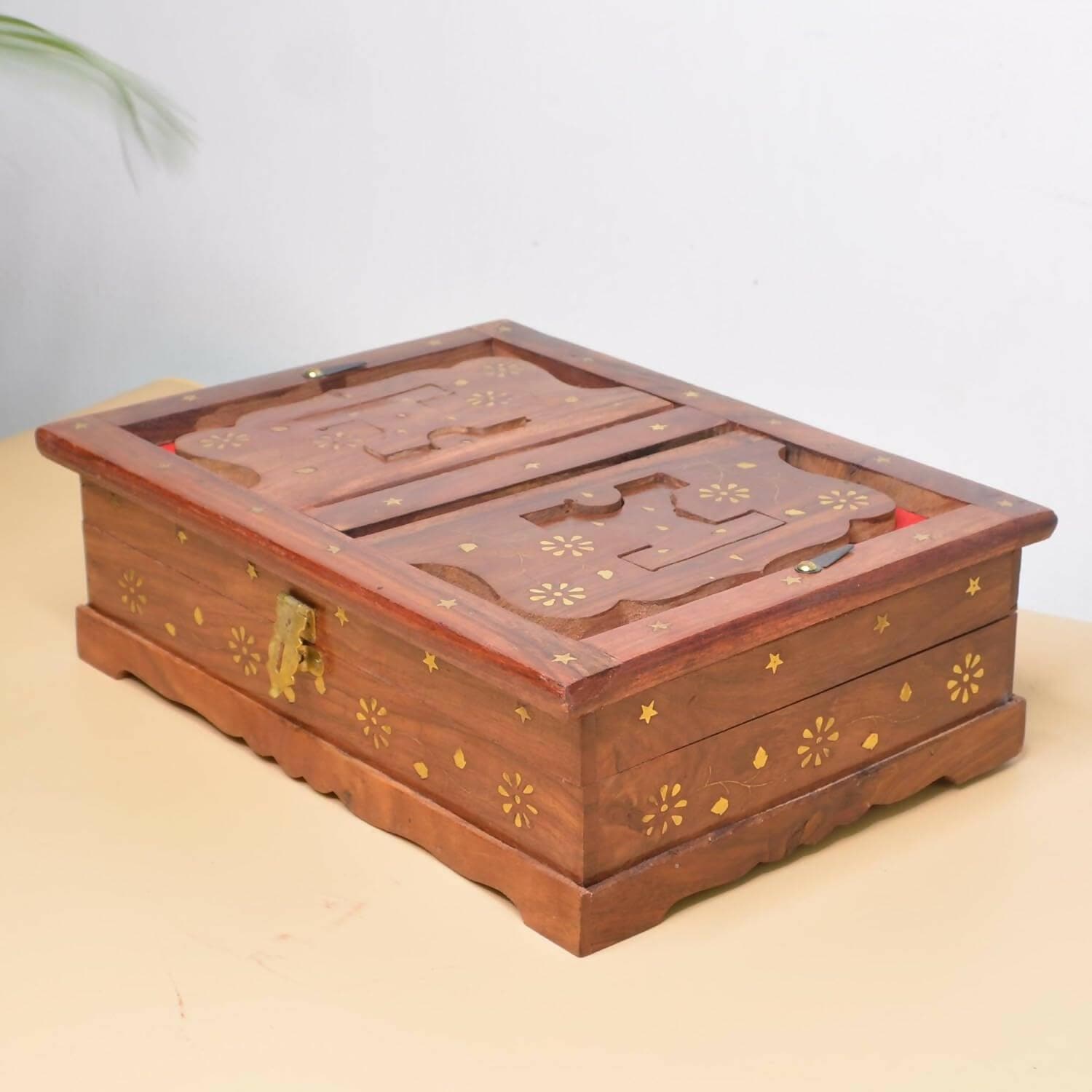 Santarms Quran Box fordable Wooden - HalfPe