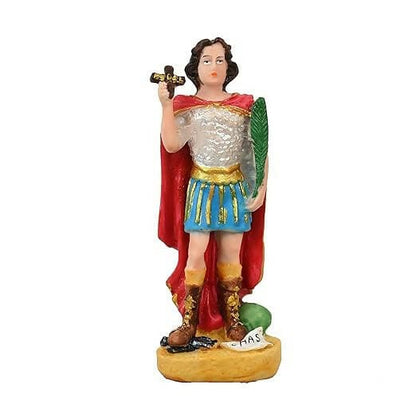 KariGhar Polyresin St Expedite Catholic Idol Statue Perfect for Home | Prayer Room | Altar | Decoration & Gifting - HalfPe