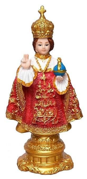 KariGhar® Infant Jesus/Child Jesus Christ Idol Perfect for Car Dashboard/Prayer Room/Drawing Room/Bedroom/Gifting & Decoration. A0012 (7.5 x 10 x 19 CM) - HalfPe