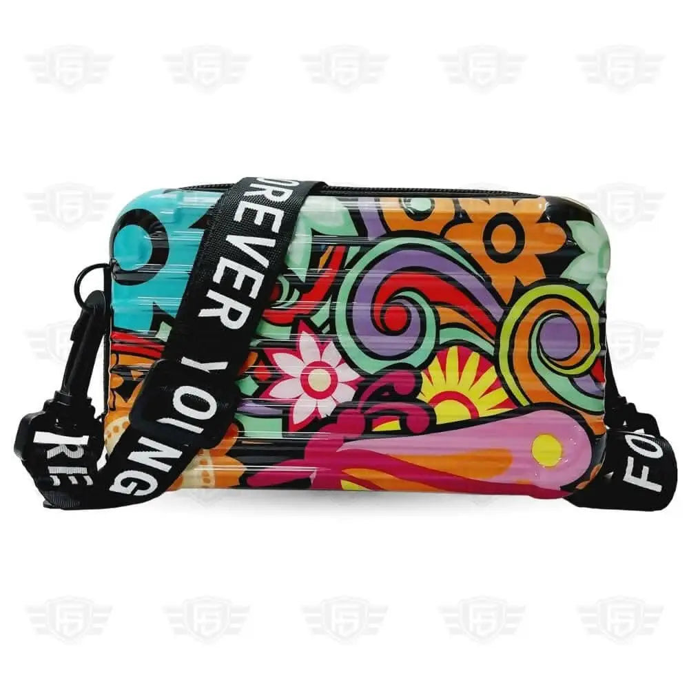 Fashion Street FS Forever Young Crossbody & Mini Suitcase Sling Box Bag For Women with Detachable Shoulder Strap and Convertible into Cosmetic Box Bag - halfpeapp
