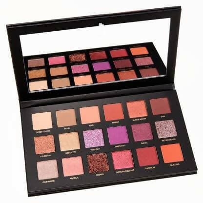 Bingeable desert dusk Multi Shades 18 Colours Eyeshadow Palette (Multicolour) - HalfPe