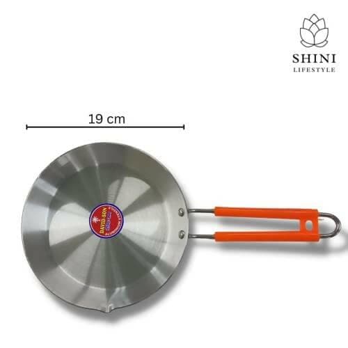 SHINI LIFESTYLE Aluminium Frying Pan, Deep Fry Pan with Handle Multipurpose Frying Pan for Cooking - HalfPe