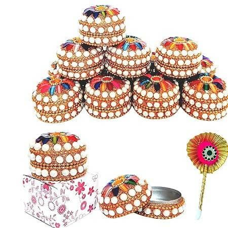 Santarms Handmade Kumkum Box (pack of 2+1 ) - HalfPe