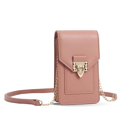 Fashion Street FS Mini Phone Bag | Forever Young Girls Women's Wallet Purse | Crossbody Sling Bag | Mobile Sling Bag | Mobile Hand Bag | Tracey pink color - halfpeapp