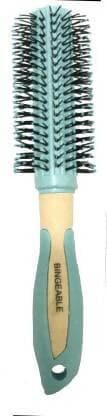 Bingeable Premium Round Hair Brush with Soft Bristles (Blue/ Multicolor) - HalfPe