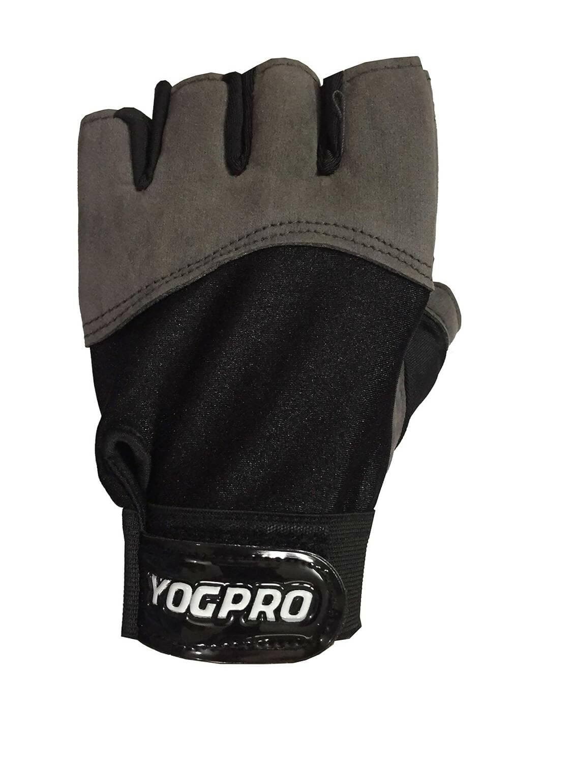 YOGPRO Gym Glove Shine Unisex (Grey) - HalfPe