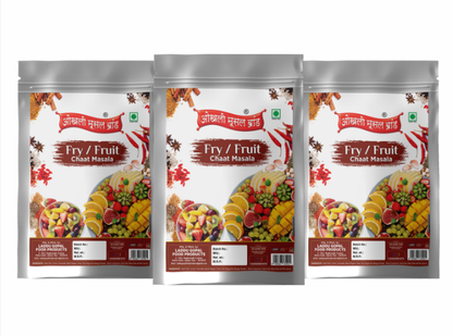 Fry/fruit chaat masala 570g (pack of 3x 190g) | OKHLI MUSAL BRAND - HalfPe