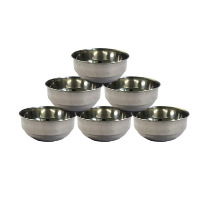 SHINI Lifestyle Stainless Steel Vegetable Bowl (6 pc) - HalfPe