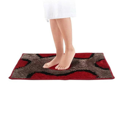 Mats Avenue Machine Made Bath Room Mat Feather Soft Combination - HalfPe