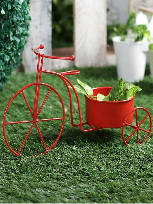 Big Cycle Planter Red - HalfPe