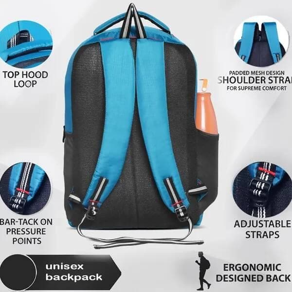 Premium Laptop Backpack /Casual Backpack (Sky Blue) - HalfPe