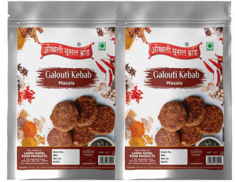 Galouti kebab masala 380g(pack of 2x 190g)|OKHLI MUSAL BRAND - halfpeapp