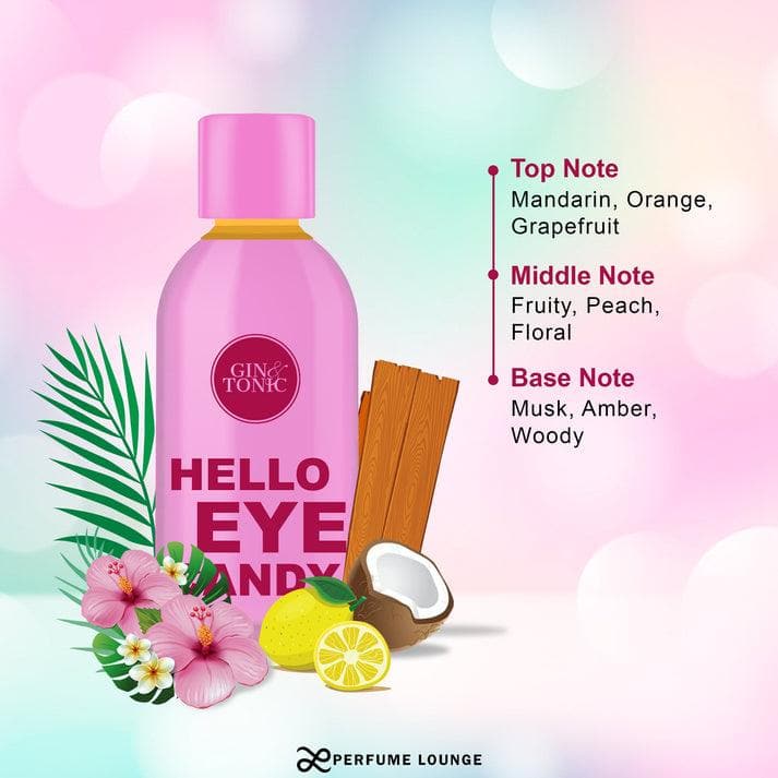 Gin & Tonic hello eye candy perfume for women (100ml) | PERFUME LOUNGE - halfpeapp