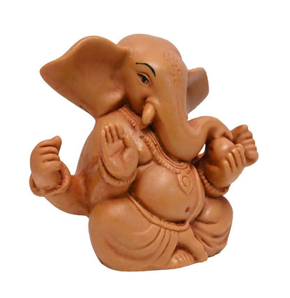 KariGhar Ganesh ji 3 inches Idol Perfect for car Dashboard - HalfPe