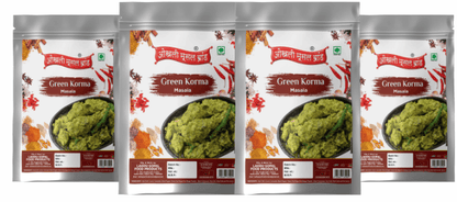 Green korma masala 320g (pack of 4x 80g) | OKHLI MUSAL BRAND - halfpeapp