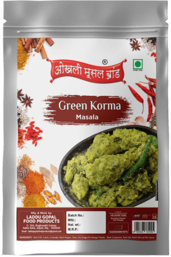 Green korma masala 600g (pack of 4x 150g) | OKHLI MUSAL BRAND - halfpeapp