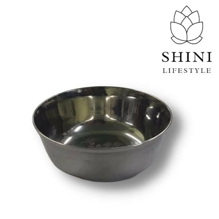 SHINI Lifestyle Heavy Gauge Bowl, Steel Vegetable Bowl (Silver) (6 pc) - HalfPe