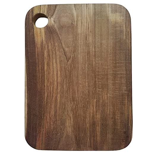 Hand crafted single wood teak wood Chopping board for cutting - HalfPe