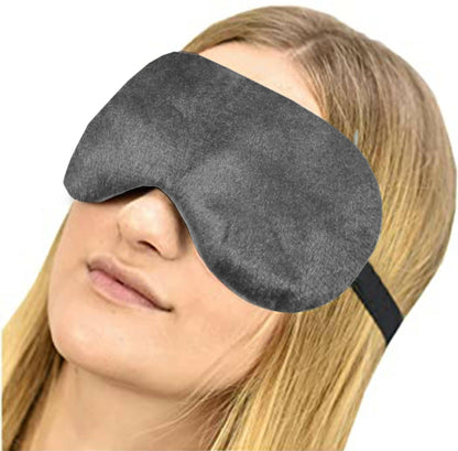 Lushomes Sleep Eye Mask-Updated Design Light Blocking Sleep Mask, Soft and Comfortable Night Eye Mask for Men Women, Eye Blinder for Travel/Sleeping/Shift Work (Grey, pack of 2) - HalfPe