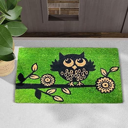 Heavy duty coir door mat for all entrances with rubber - HalfPe