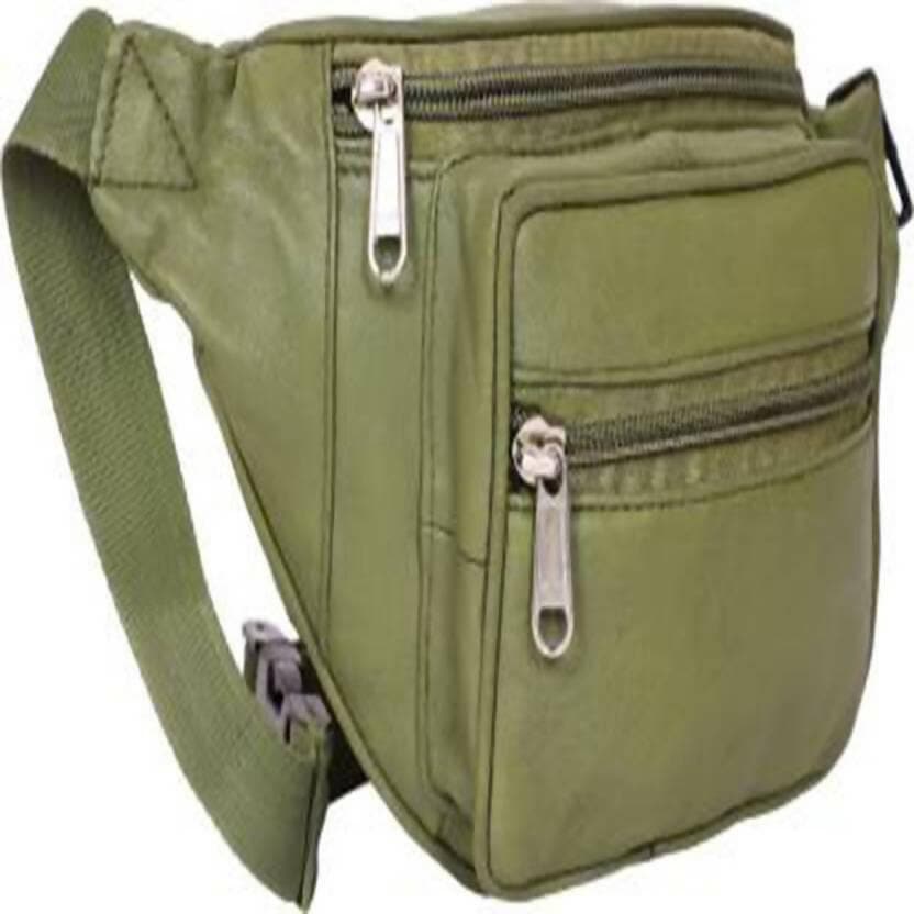 SAGIRON traveling pouch Waist Bag, Waist Pouch For men (Green) - HalfPe