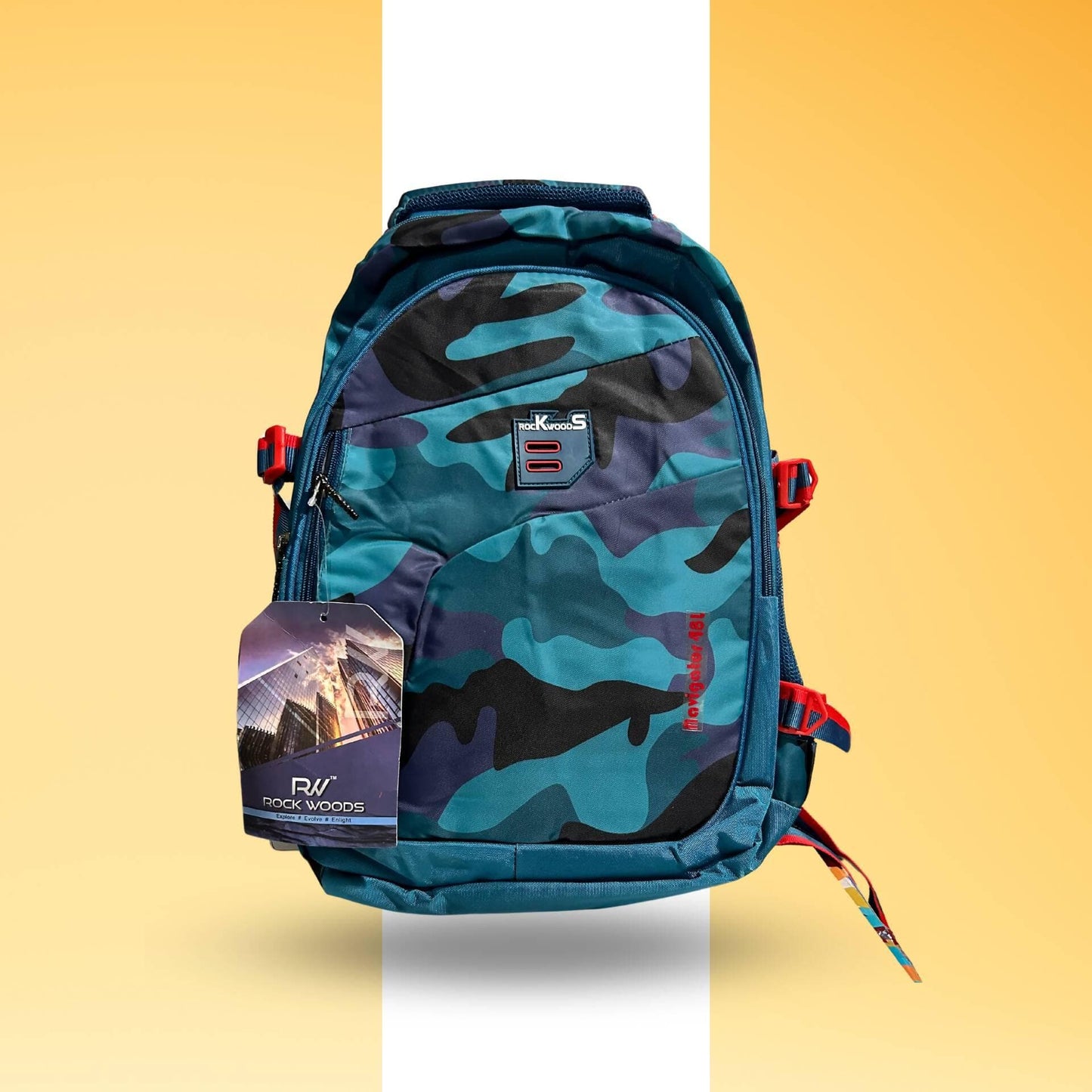 Sport Camo Laptop Backpack 48 L - HalfPe