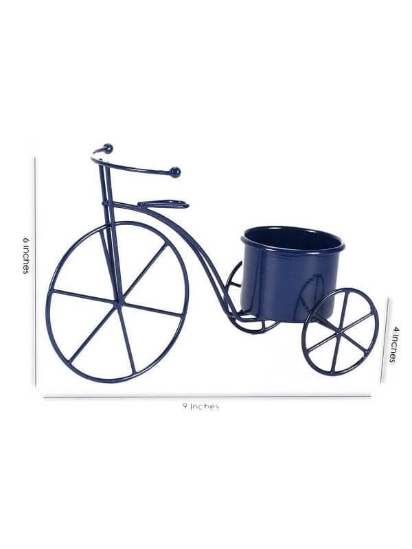 Small Cycle Planter Blue - HalfPe