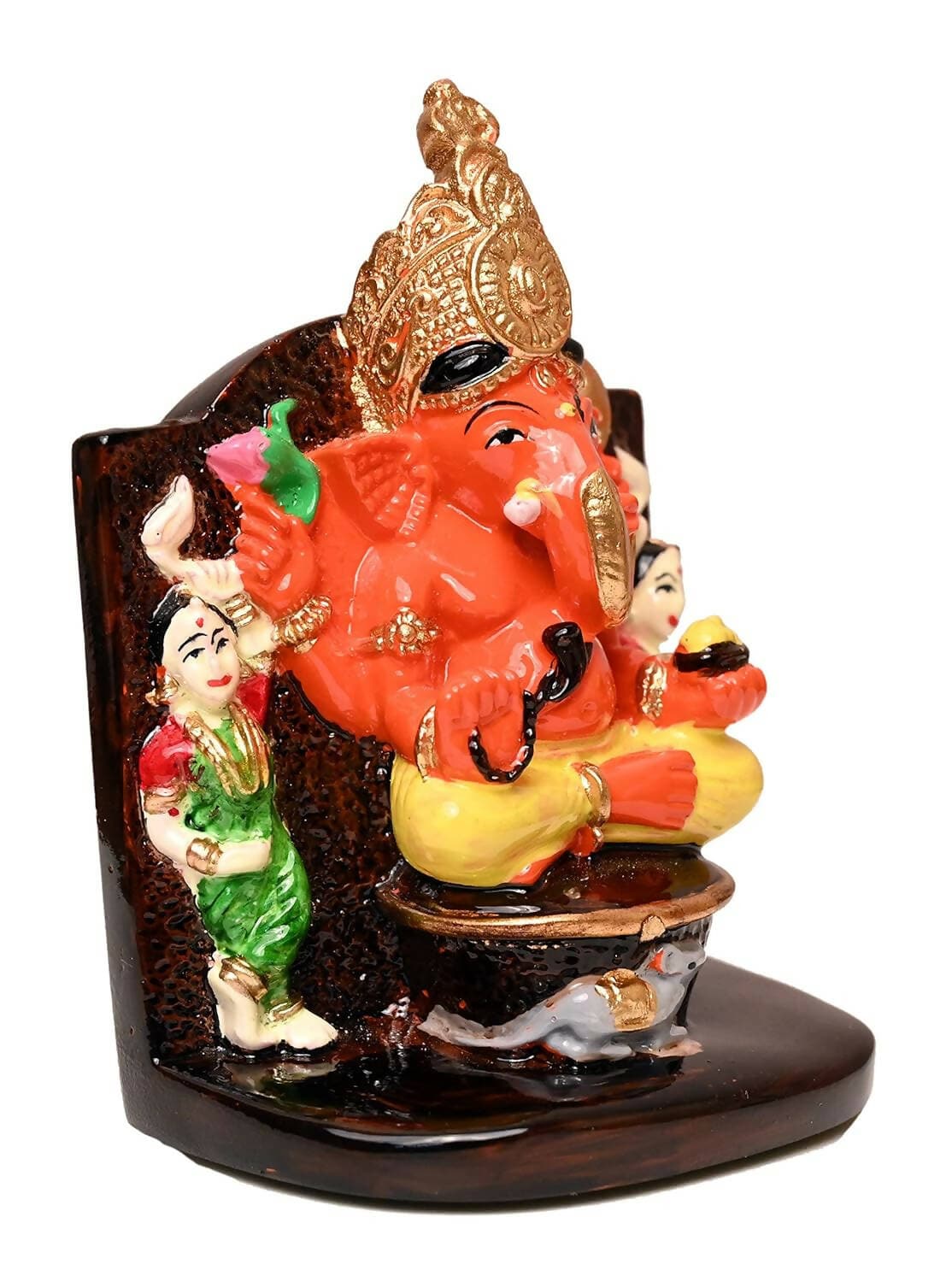 KariGhar Siddhivinayak Ganpati Murti Idol for Car Dashboard/Home/Living Room/Puja Room/Gifting (10 cm) - HalfPe