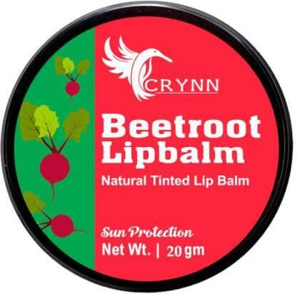 Bingeable Crynn Essential BeetRoot Natural Tinted Lip Balm Sun Protection Beetroot(Pack Of 2) - HalfPe