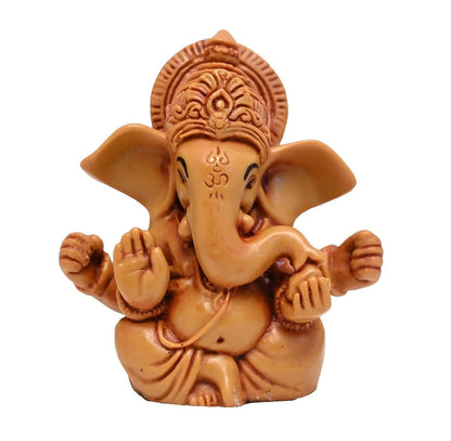 KariGhar Ganesh ji D0005 Perfect for Car Dashboard/ Home/ Living Room/ Puja Room/ Gifting (3 Inches) - HalfPe