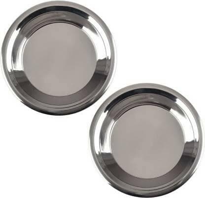 SHINI LIFESTYLE Stainless Steel Parat For Kitchen (Pack of 2) - HalfPe