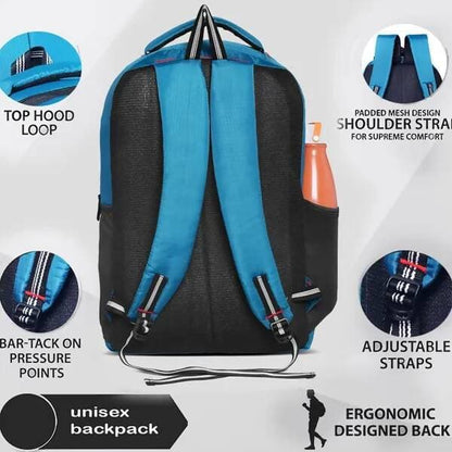 Premium Quality Laptop Backpack /Casual Backpack (Sky Blue) - HalfPe