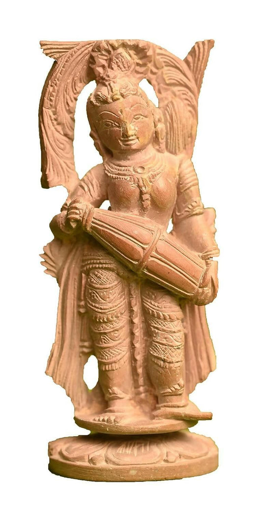 KariGhar Stone Hand Carved Dev Dasi Statue for Home - HalfPe