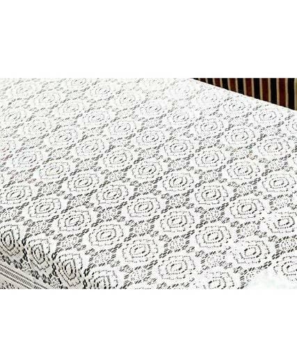 Fancy Table Cloths (WHITE, pack of 2) - HalfPe