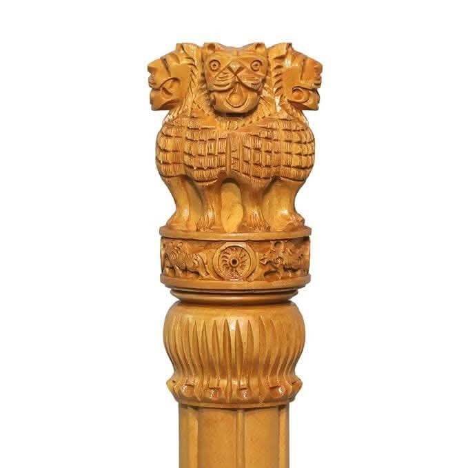 santarms Wooden Ashoka Pillar - HalfPe