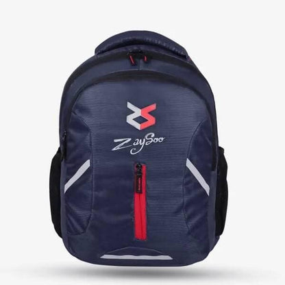 ZaySoo Laptop Backpack With Multiple Pockets Padded Shoulder Straps And Premium Fabric (Navy Blue) - HalfPe