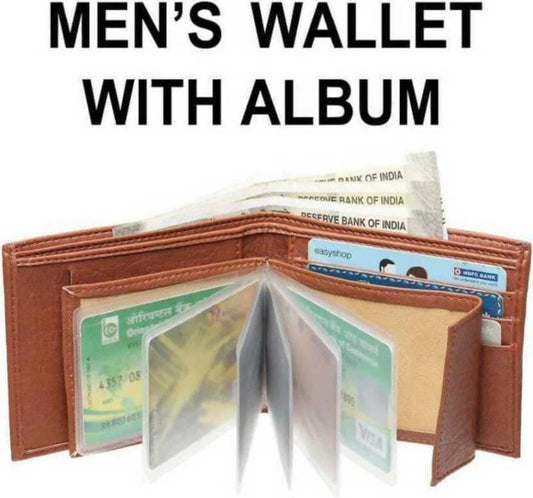 Black Album Wallet FOR MEN - HalfPe