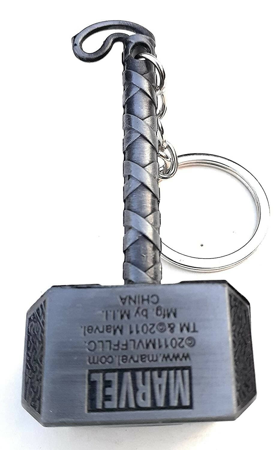 GiftinGuru Thor Gold/Silver Hammer Keychain - HalfPe