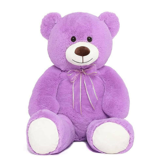 AVSHUB Teddy Bear for Girl 3 feet Big Teddy Cute Giant Stuffed Animals Soft Plush Bear (Purple) - HalfPe